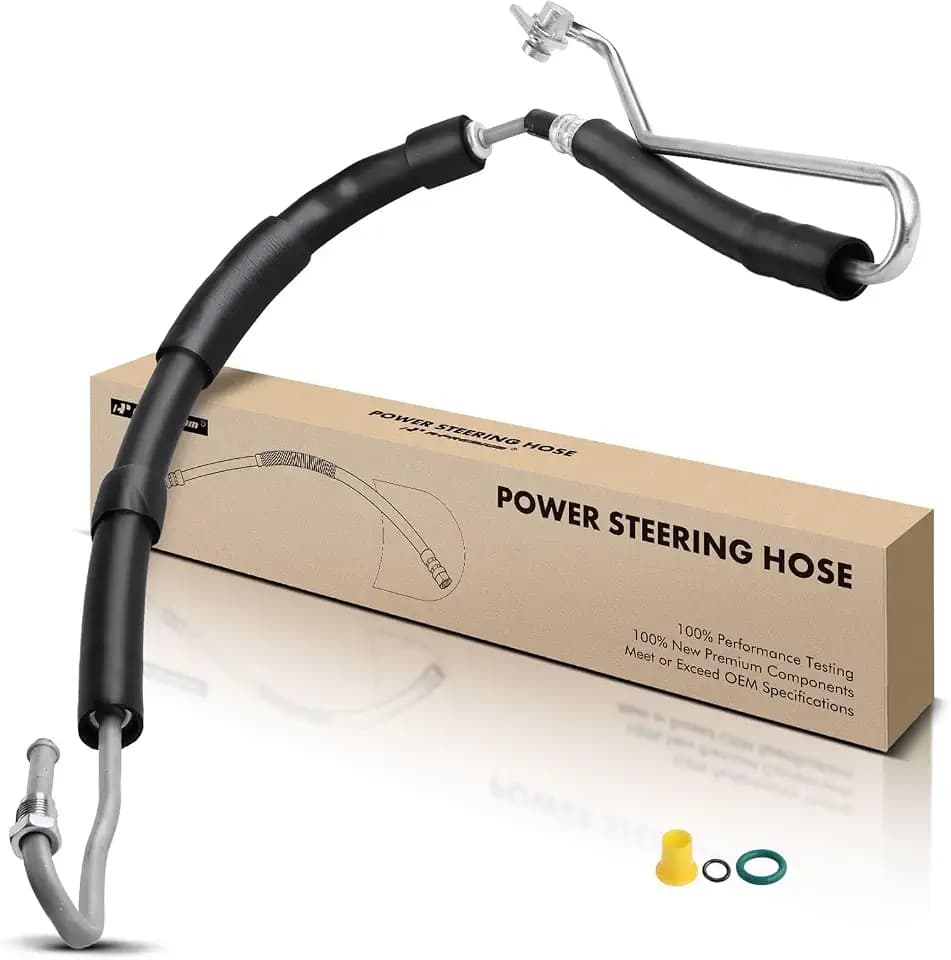 A-Premium Power Steering Pressure Hose Assembly Compatible with Audi