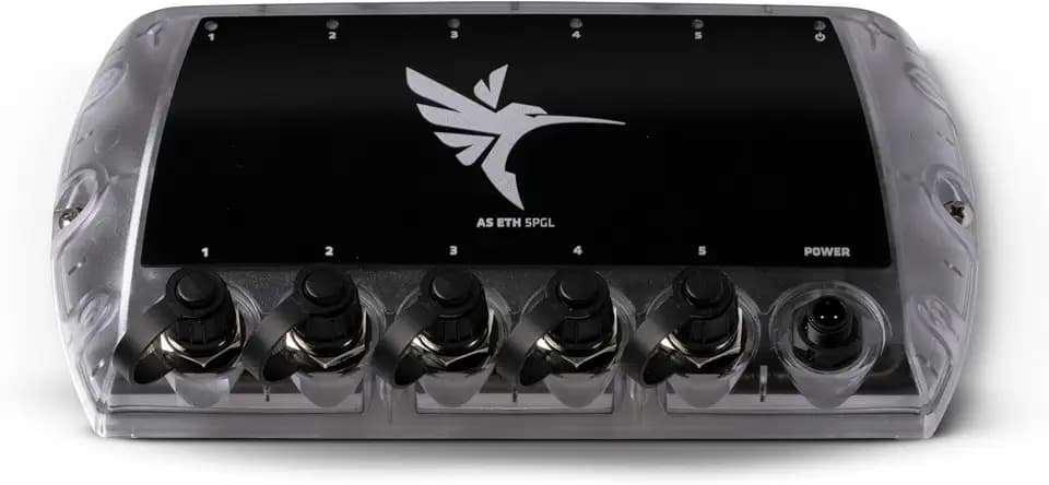 Humminbird 5 Port Ethernet Switch – AS ETH 5PGL
