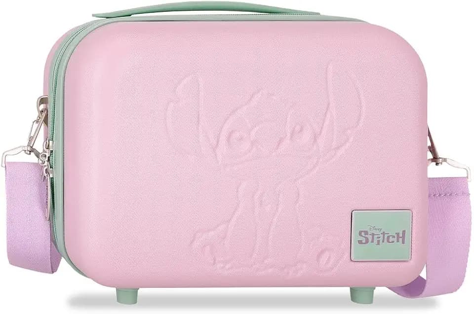 Disney Joumma Travelling with Stitch Nececer anpassbar, Rosa, 29 x 21 x 15 cm, starr, ABS, 9,14 l, 2,8 kg, blau, Talla única, Anpassbar