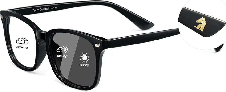 Cyxus Lucky Horse Glasses with Blue Light Blocking UV Protection 8082-H