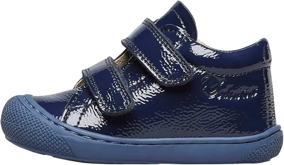 Naturino Lauflernschuhe aus Lack, blau, 22 EU