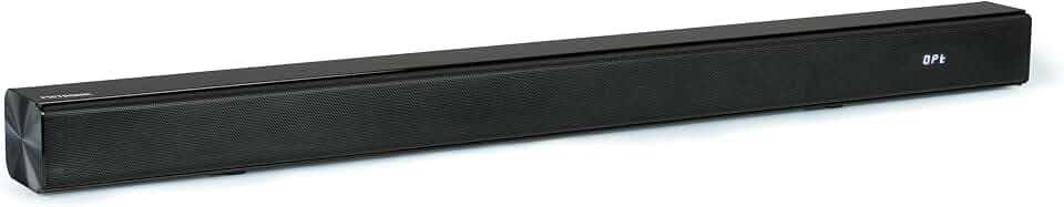 METRONIC 477591 Soundbar für TV Gerät Lautsprecher Bluetooth 5.3 Fernbedienung - Soundsystem Aufgestellt oder Wandmontage - Fernseher, Gaming - Schwarz