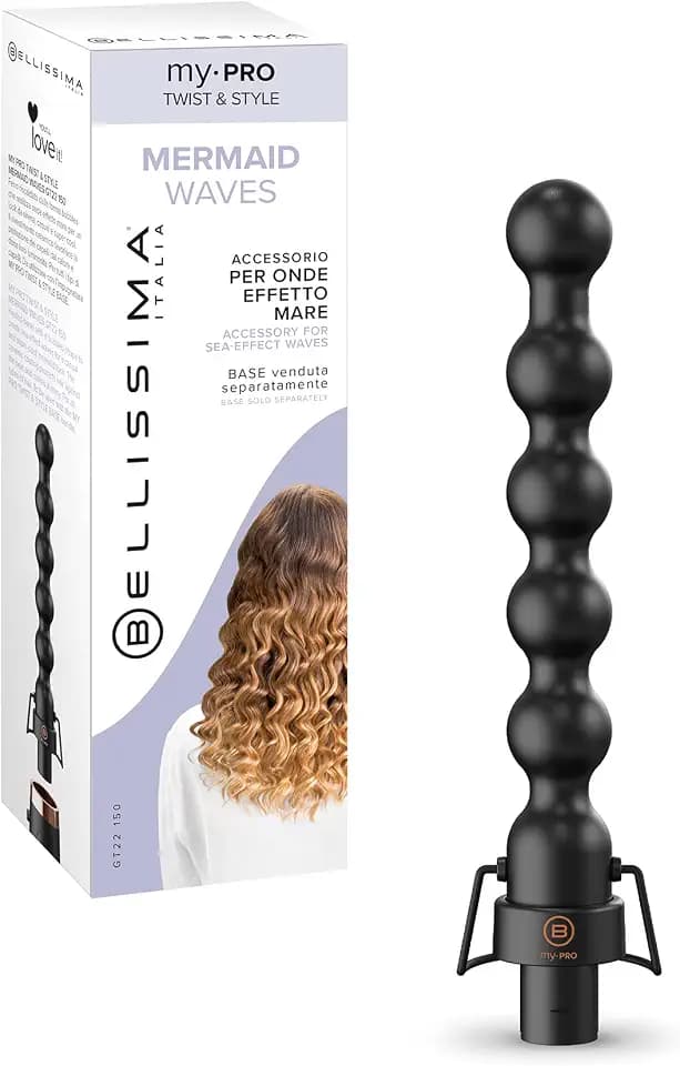 Bellissima My Pro GT22 150, Lockenstab Mermaid Waves für Kombi-Haarstyler My Pro Twist & Style, Erhitztes Eisen bildet Blasen, Durchmesser 25 mm, mit Keramikbeschichtung, Temperatur 190°C