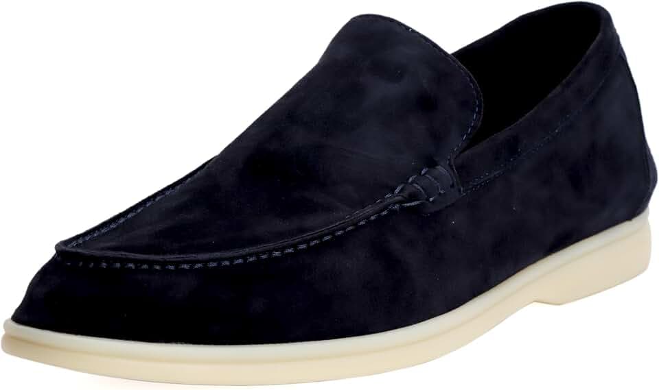Men’s Summer Charms Suede Loafers – Premium Sheepskin Unlined Upper,Classic or Styles with Metal Detail for Casual, Office, Travel & All Day Wear