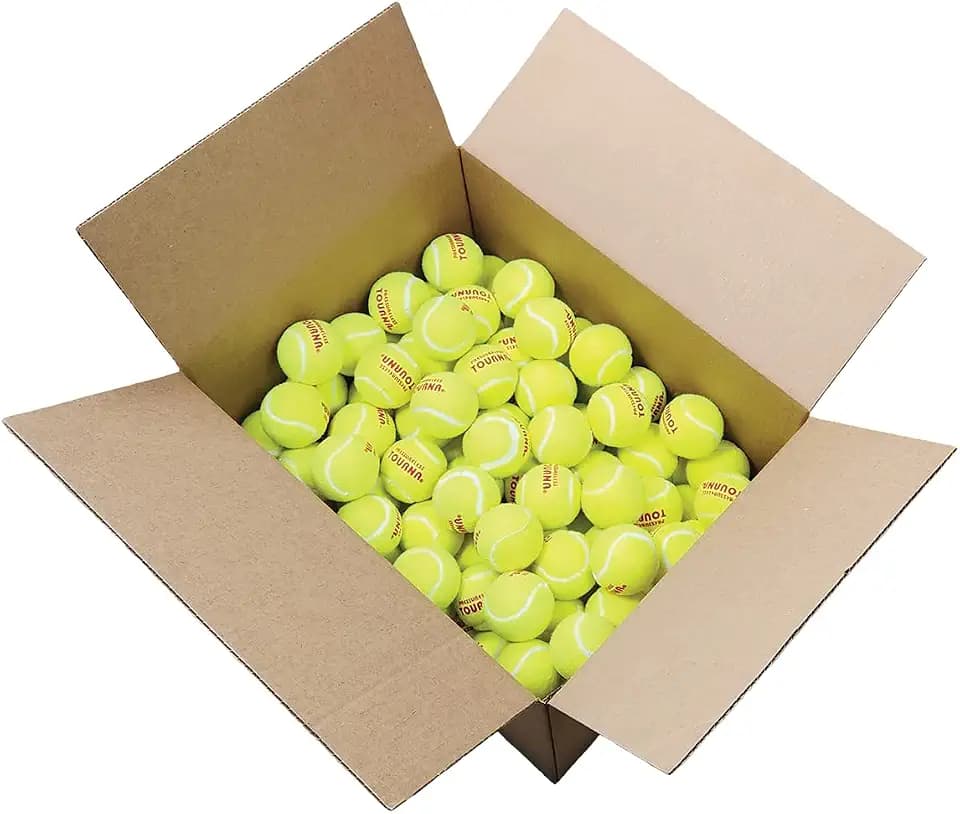 Tourna Pressurless Tennis Balls Box of 144