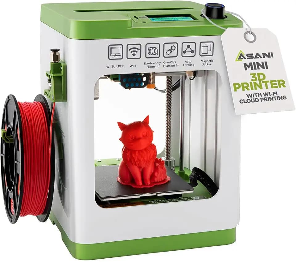 TINA2S Fully Assembled Mini 3D Printer for Kids and Beginners, Starter Kit