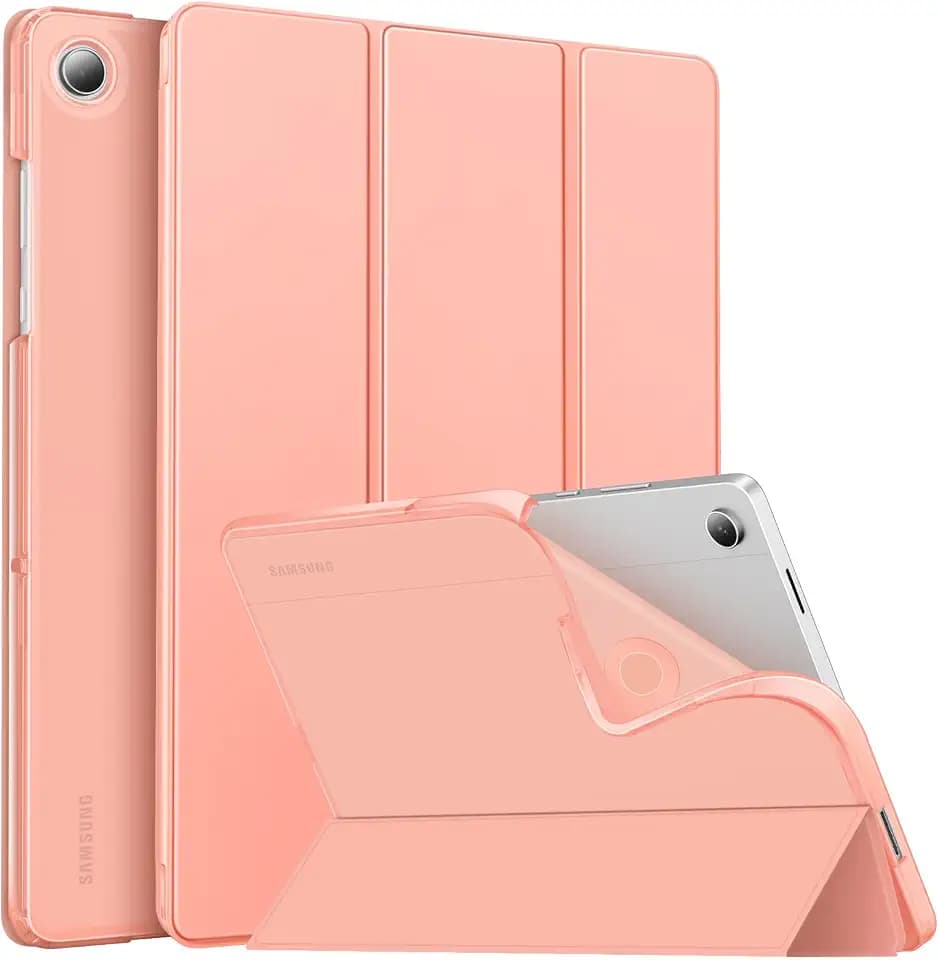 MoKo Case for Samsung Galaxy Tab A11+ Plus 11 inch 2025, Apricot Orange