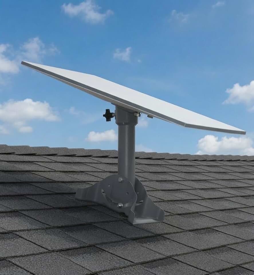 Starlink Generation 3 Heavy Duty Pivot Roof Mount Kit Compatible with Gen3 / V3 Starlink Standard Dish