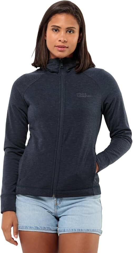 Jack Wolfskin Damen Waldsee Hooded Jkt W Fleecejacke