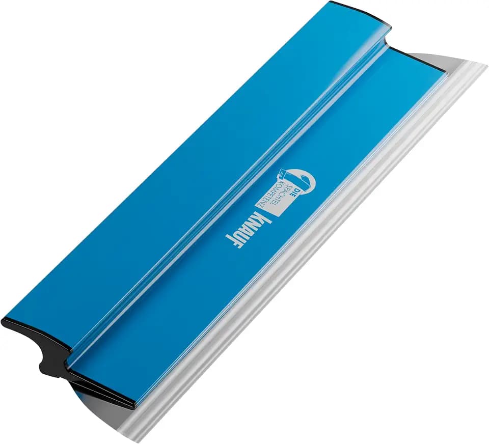 Knauf Flächenspachtel 600 mm, zum einfachen Verspachteln der Fläche mit optimalen Ergebnis, rostfreier Edelstahl, ideale Lösung für großflächige Glätt- und Spachtelarbeiten