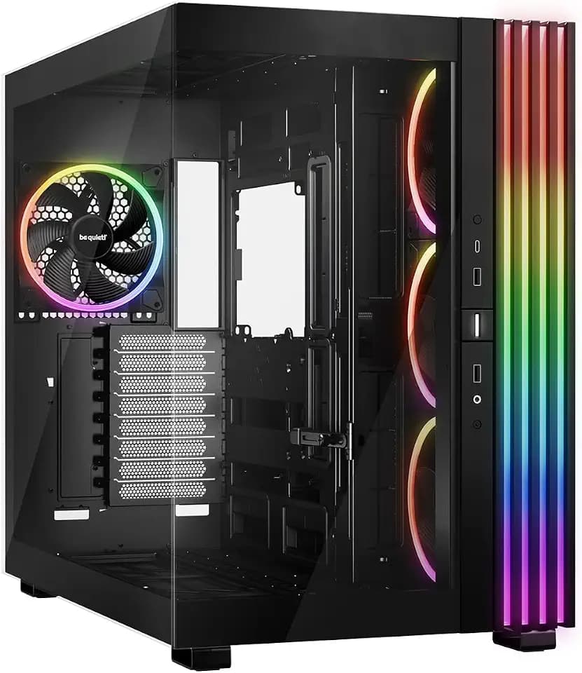 be quiet! Light Base 900 FX Black PC Case, Fully Windowed Front and Side