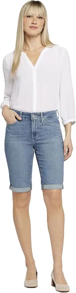 NYDJ Women's Briella Roll Cuff Denim Shorts