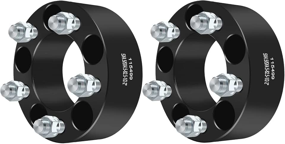 ECCPP 2PCS 2 inch 5x4.5 to 5x4.5 Wheel spacers 5x114.3mm 82.5mm hub bore 1/2-20 fits for 1964-2014 for ford Mustang |1983-2011 for ford Ranger |2010-2014 for ford Taurus