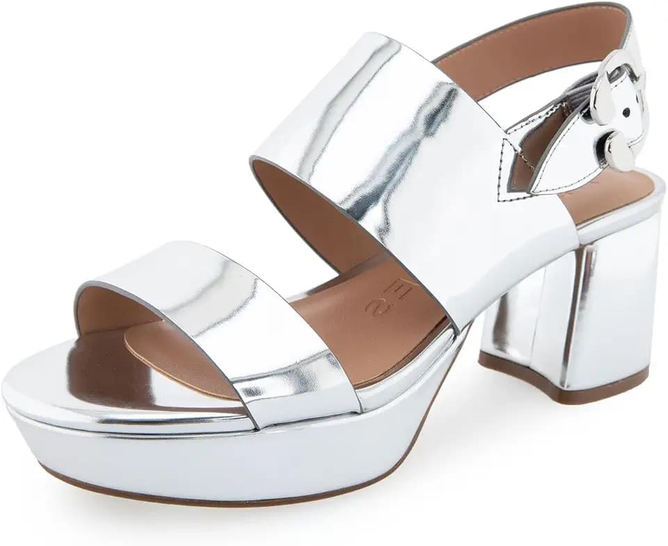 Aerosoles Women's Camera Metallic Platform Sandal