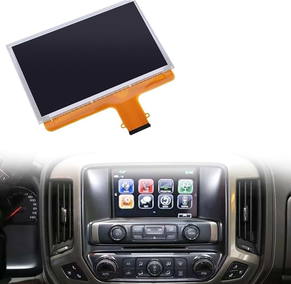 8 Inch Touch Screen with LCD Digitizer Replacement Screen for Tahoe Suburban Yukon 2015-2019 Colorado Canyon 2015-2020 Silverado Sierra 2014-2018 Acadia Terrain 2017-2019 DJ080PA-01A/01G