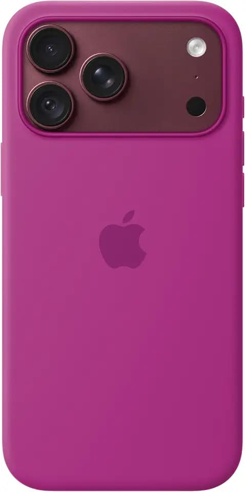 Apple iPhone 18 Pro Max Silicone Case with MagSafe – Magenta ​​​​​​​