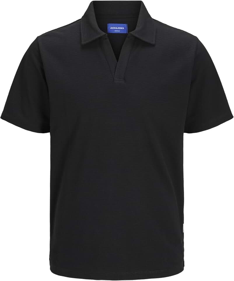 JACK & JONES Herren Joralmeria Texture Polo Ss