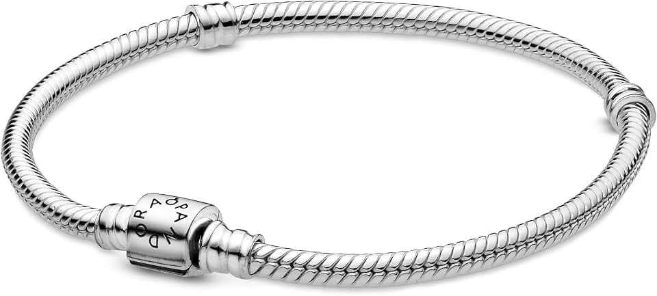 Pandora Schlangen-Gliederarmband mit Zylinder-Verschluss in Sterling-Silber
