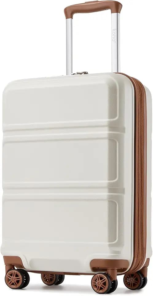 Kono Carry On Luggage 22x14x9 Airline Approved with Spinner Wheels