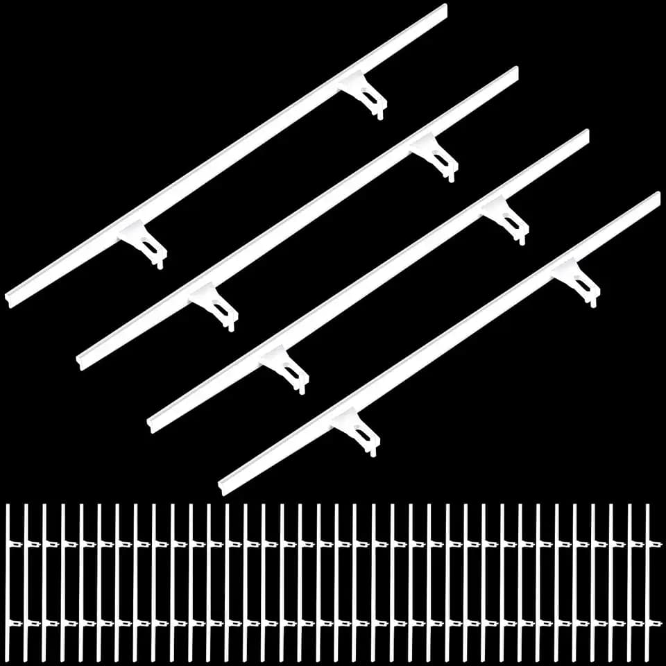 40 Pcs Shutter Repair Slider Connector, 3.25" Center Spacing