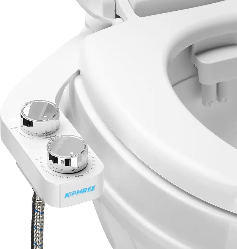 Kohree RV Bidet for Camper RV Toilet, Non Electric Bidet Attachment