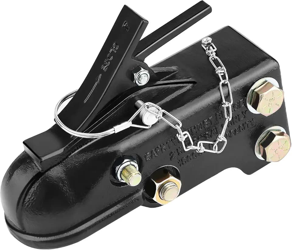 2-5/16"Adjustable Channe Mount Trailer Coupler, Capacity 15000LBS