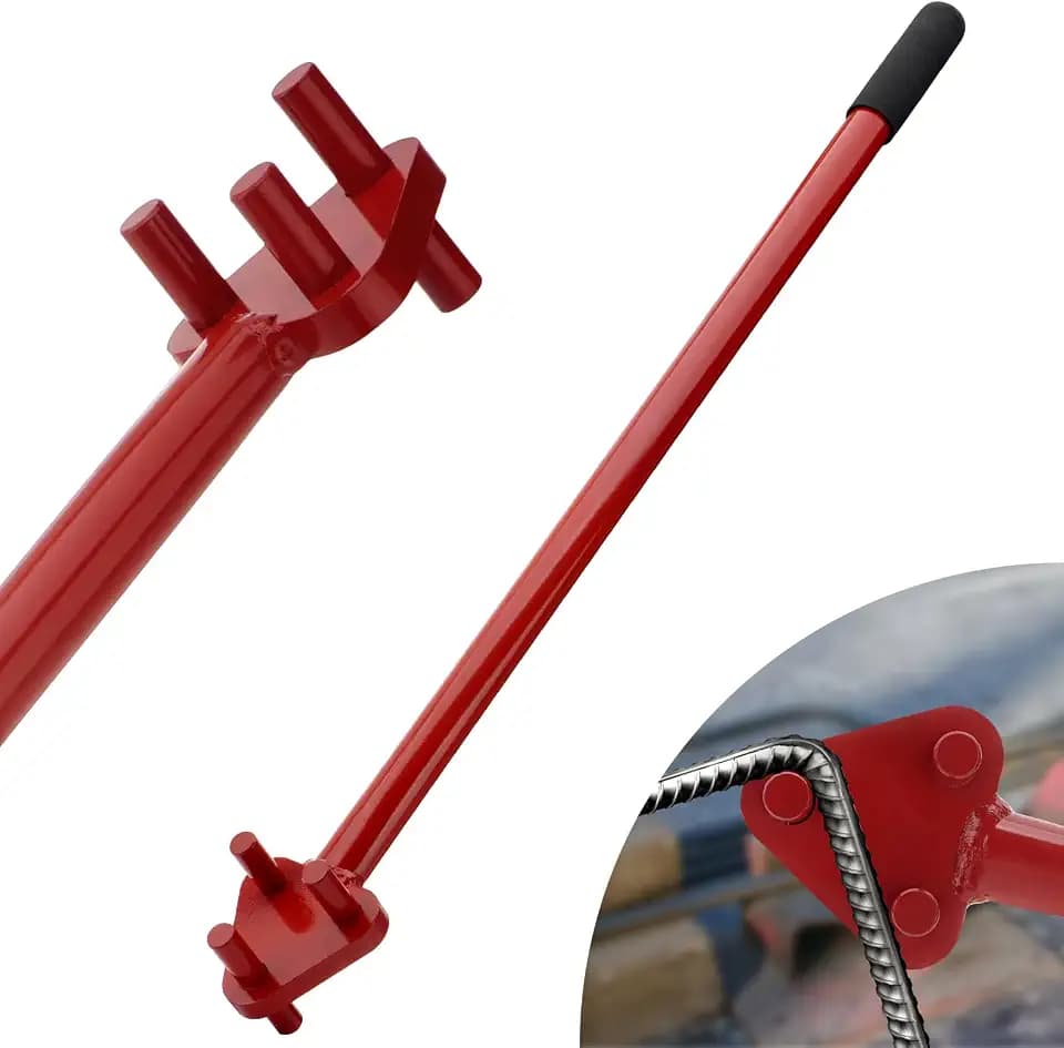 Manual Rebar Bender for 5/8" Rebar, Hand Operated Rebar Bending Tool