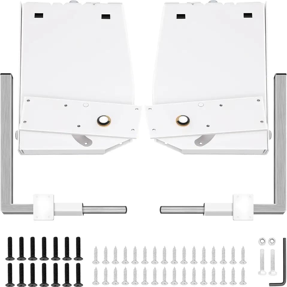 VEVOR Murphy-Montage-Wandfedermechanismus 450 kg, robuste Stützhardware, Betthalterung kompatibel mit 1,2–1,8 m Breite DIY-Kit für King-Size-Betten (vertikal), Weiß