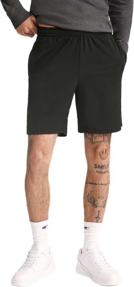 Champion Men's Sport Shorts, Standard Fit, 7 Inch Inseam, Lightweight Fabric, Moisture-Wicking