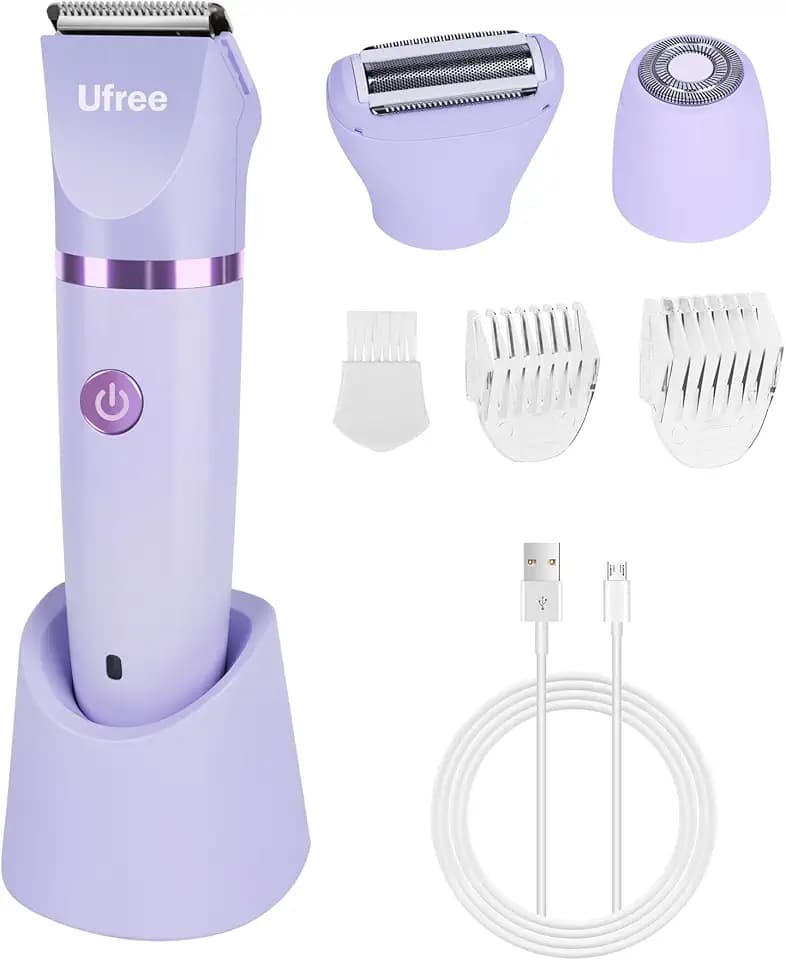 Ufree 3-in-1 Bikini Trimmer Electric Razors for Women, Gifts for Women