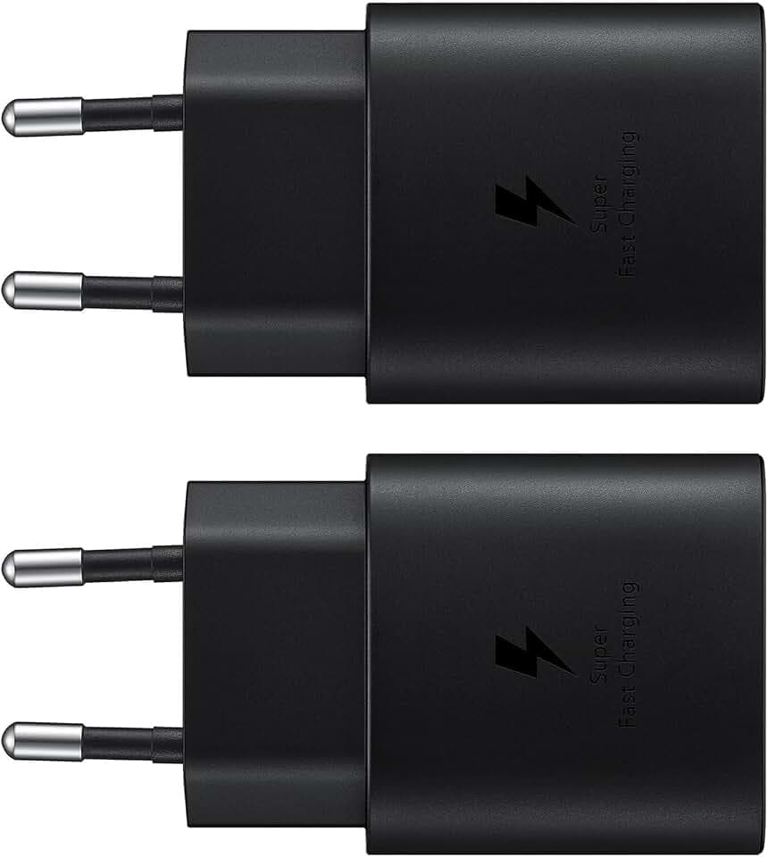 2er Pack 25W USB C Ladegerät Schnellladegerät für Samsung Galaxy S26 S25 | S24 S23 S22 S22 S21 S20 Ultra/Plus, Z Fold 8/7 Z Flip 8/7 A57 A56 A55 A54 A53 A37 A36 A17 A16 A05s, Tablet Netzteil Ladegerät