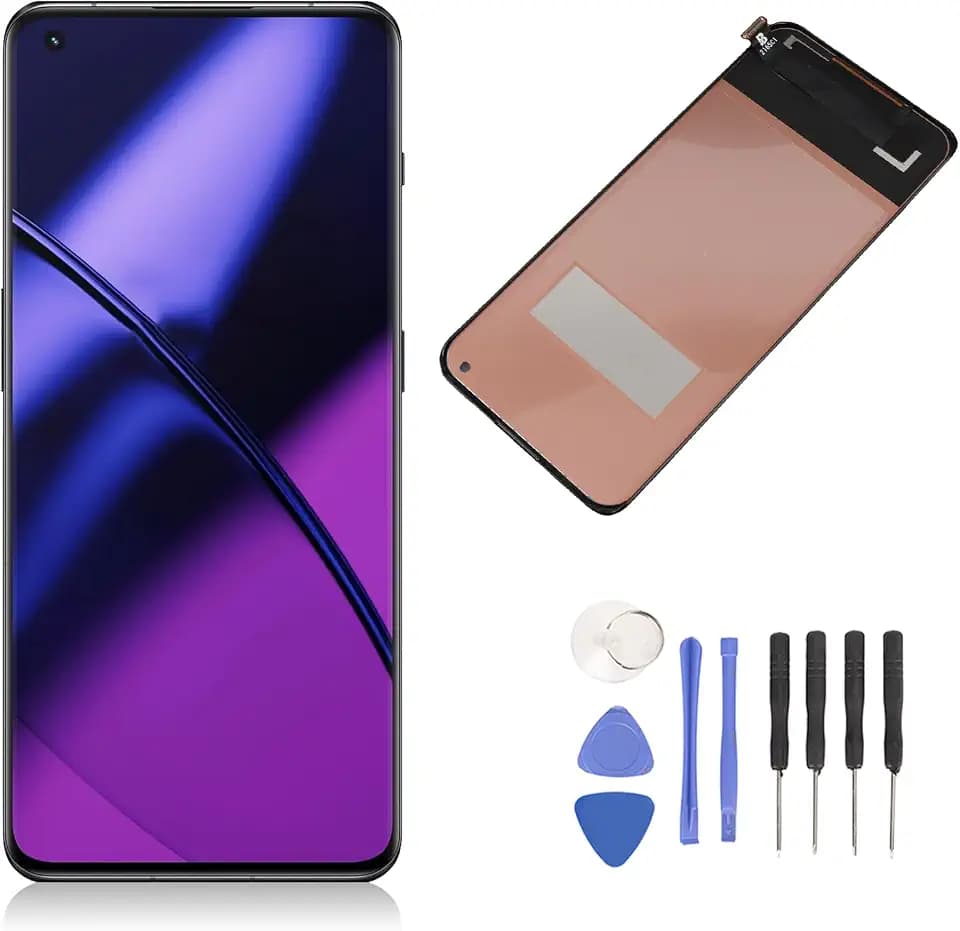 for 11, 10 pro, LED LCD Display Touch Screen Digitizer Assembly for PHB110 CPH2449 CPH2447 CPH2451, 6.7 Inch, 3216x1440px