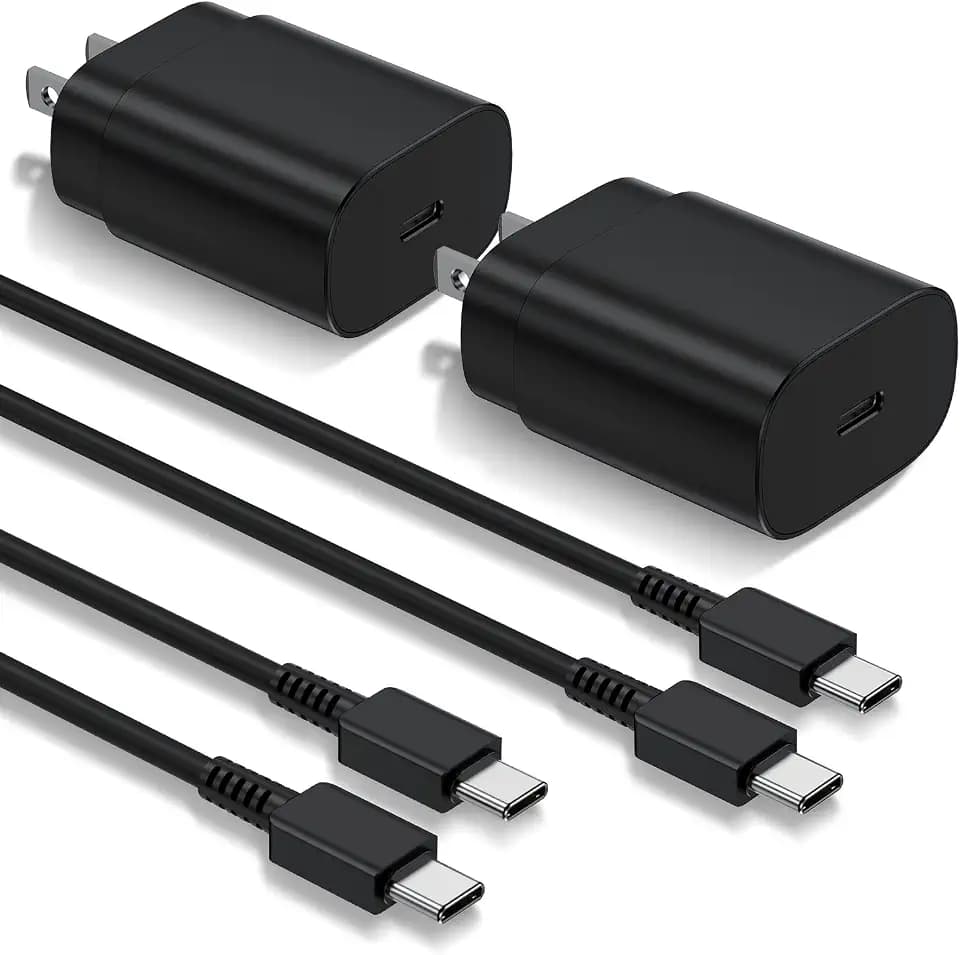 for Samsung s21 s22 USB C Charger, 25W Super Fast Phone Charger Type C Wall Charger with 10ft USBC to USBC Fast Charging Cable for Samsung Galaxy S22 Ultra/S22+/S21/S21 Ultra/S21+/S20/Note 10/20