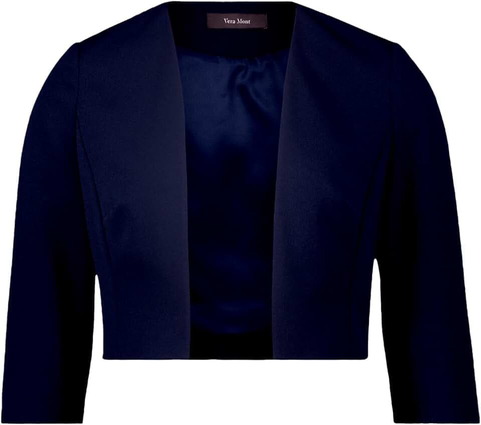 Vera Mont Damen Blazer-Jacke ohne Verschluss
