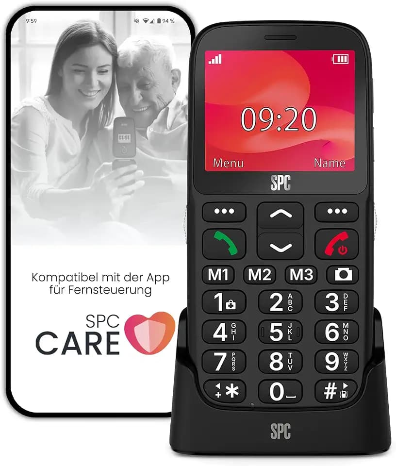 SPC Polaris Pure – 4G-Handy für Senioren mit GPS und Fernsteuerung