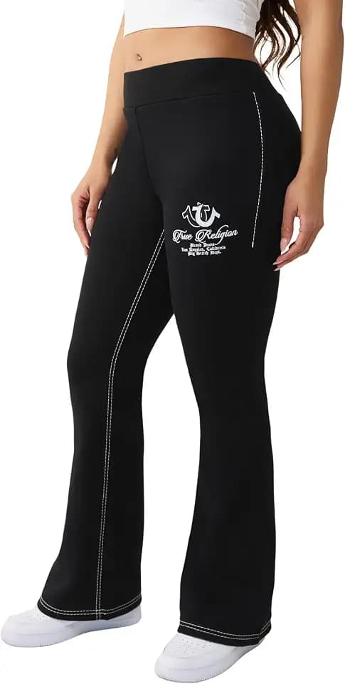 True Religion Women’s Mid Rise Big T Bootcut Jean | Fairytale