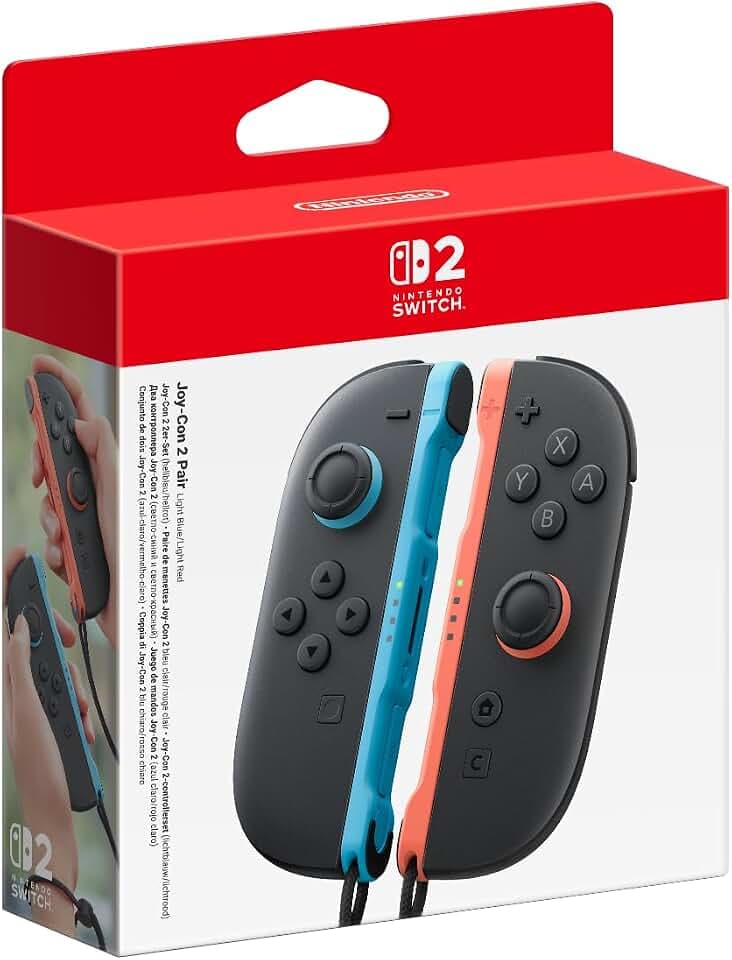 Nintendo Joy-Con 2 2er-Set (hellblau-hellrot),Wireless (Bluetooth)