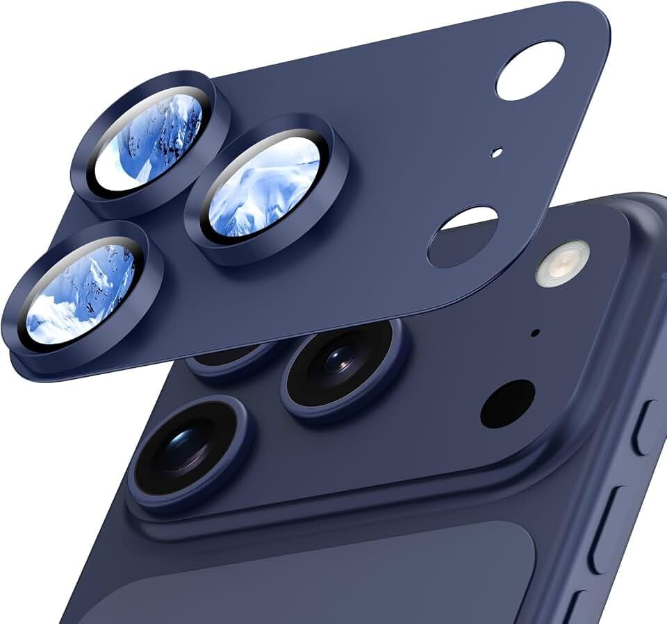 for iPhone 17 Pro Camera Lens Protector- Deep Blue