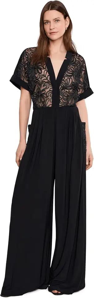 Norma Kamali Geralyn Short Sleeve Jumpsuit