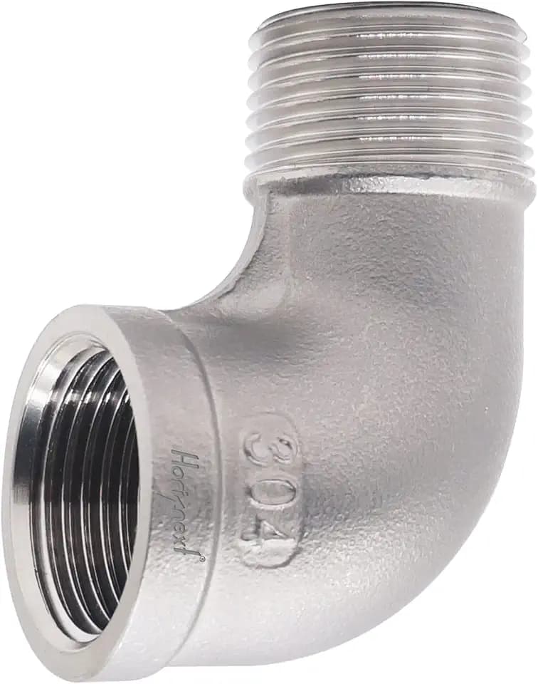 3/4'' NPT Stainless Steel Elbow Fitting, 90 Degree Street Elbow