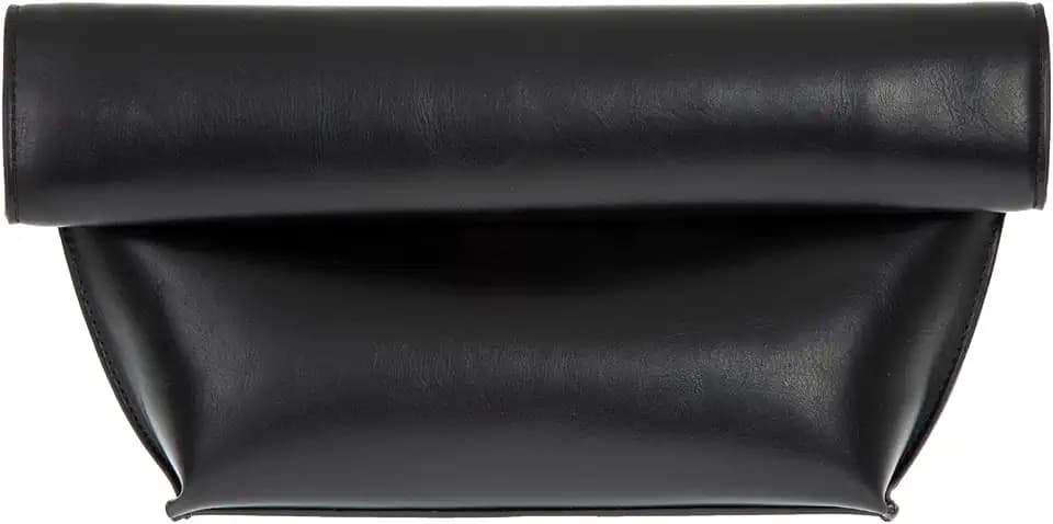 JNB Faux Leather Oversize Foldover Clutch