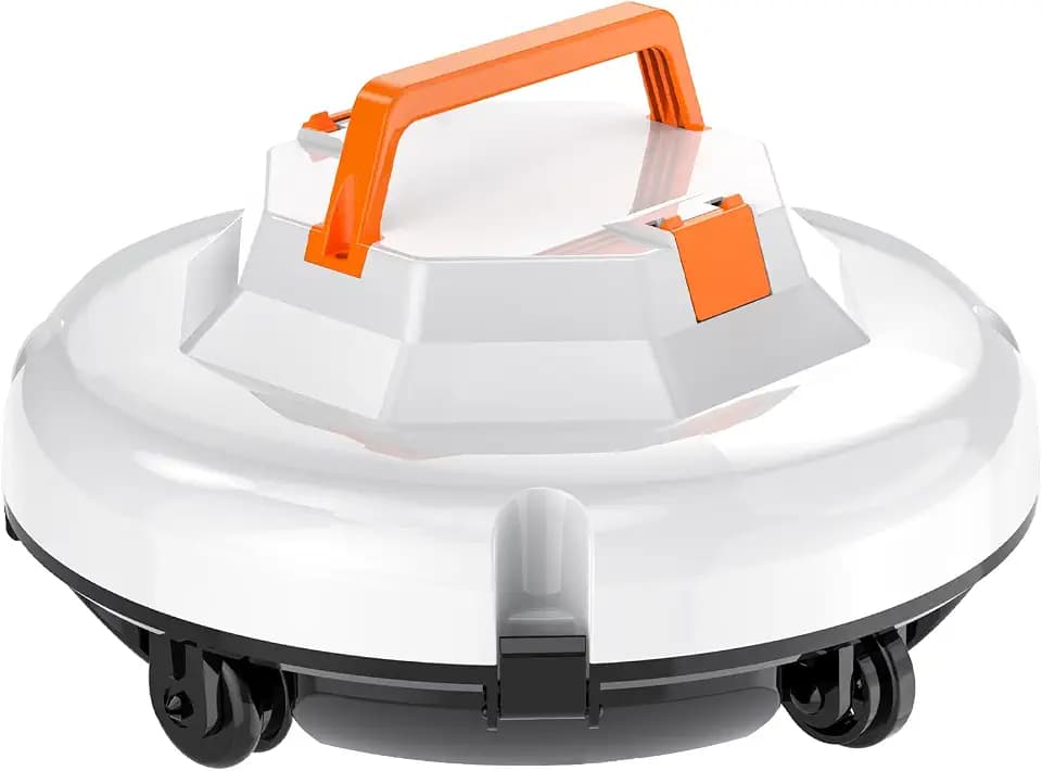 2025 New Robotic Pool Cleaner Up to 130 Mins Runtime, Dual Motors, Auto-Parking, Cordless Pool Vacuum for Above Ground Pool & In-Ground Flat Pools Up to 1100 Sq.Ft