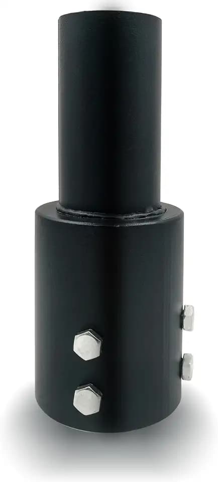 Tenon Slip Fitter Adapter for 3 inch Round Pole,Heavy Duty 2 3/8 Round Adapter for Led Parking Lot Light,Metal Outdoor Mounting Bracket,Shoebox Lighting,Street Light (3" Round Tenon Adapter)