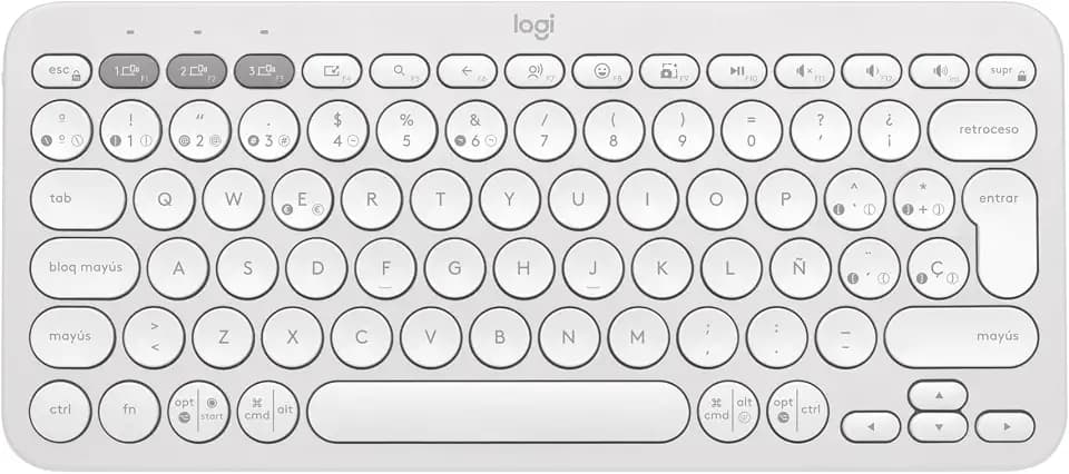 Logitech Pebble Keys 2 K380s - QWERTY Spanish Layout