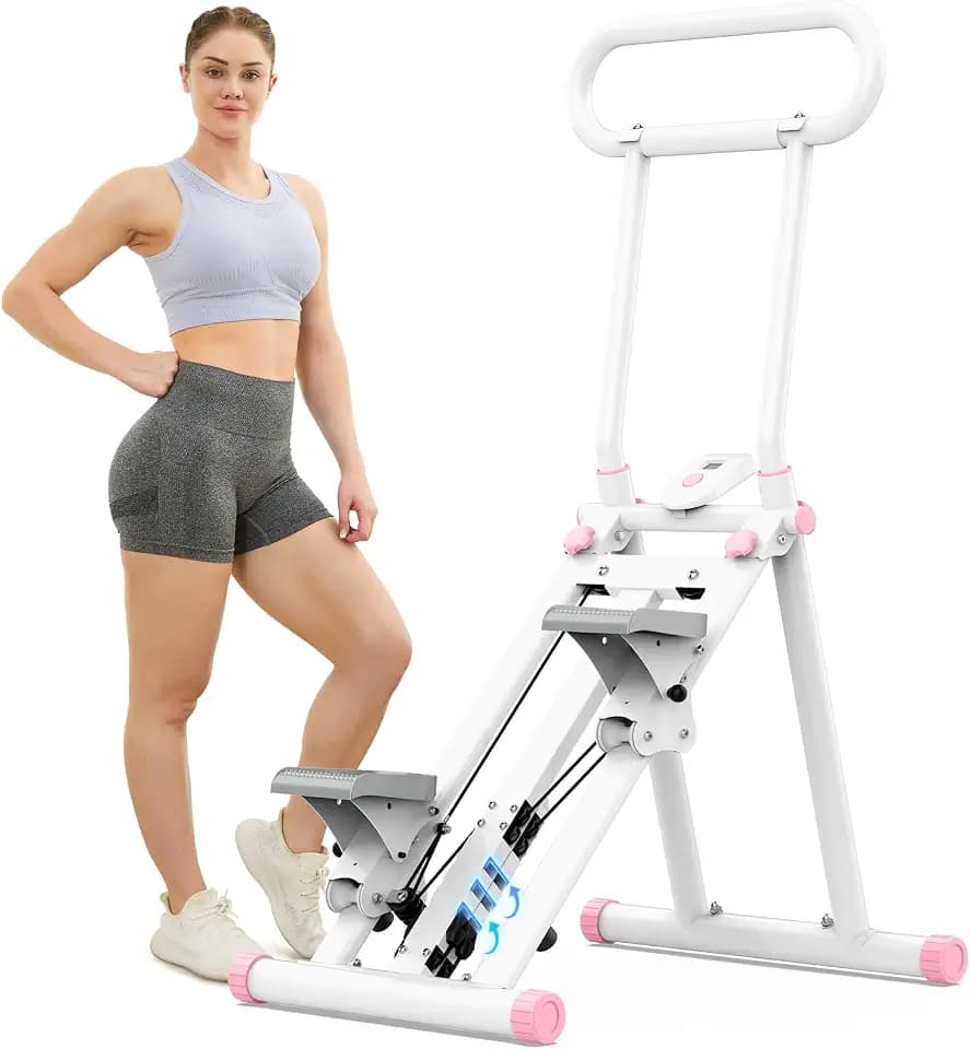 HXD-ERGO Stair Stepper for Home with Adjustable Handlebar for Full Body