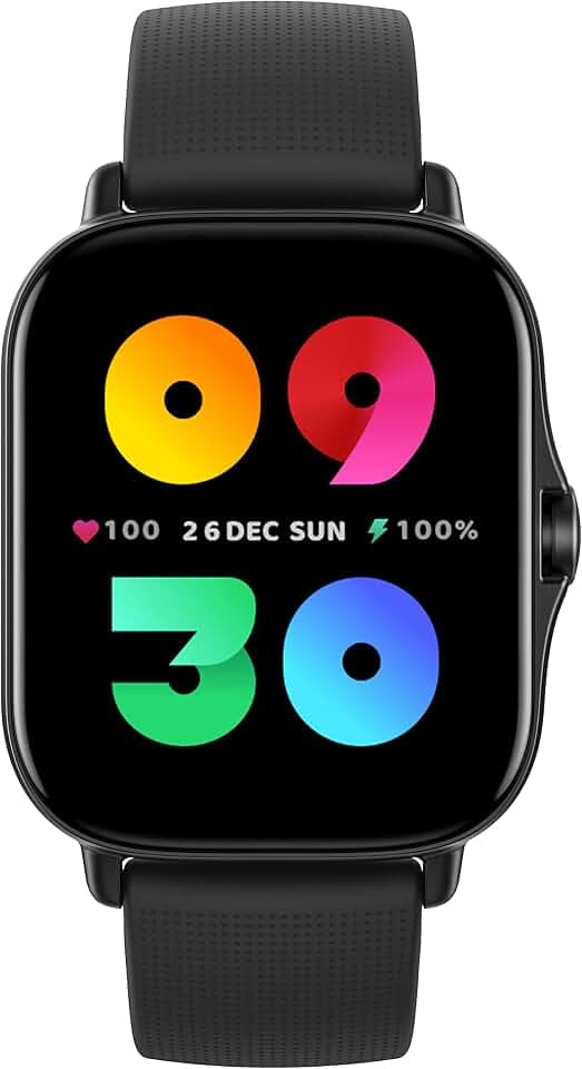 [Version 2022] Amazfit GTS 2 Smartwatch mit AMOLED Always-on Display, Bluetooth-Anrufe, 3 GB Musikspeicher, Sportuhr mit 90 Sportmodi, Herzfrequenz- und SpO2-Überwachung, Alexa, GPS