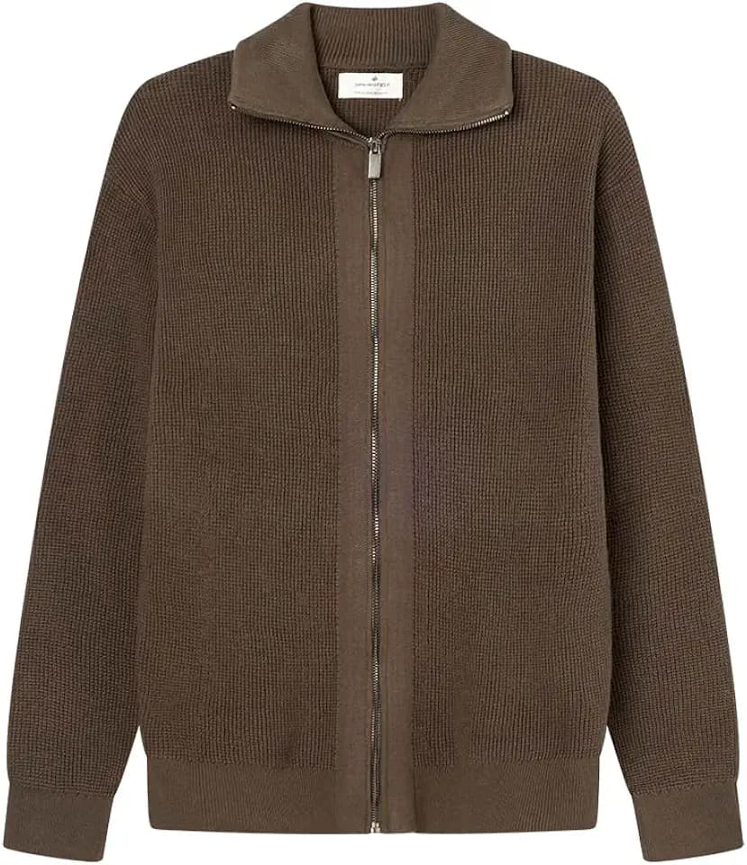 Springfield Herren Gg12 Structure Cardigan Basic-Cardigan