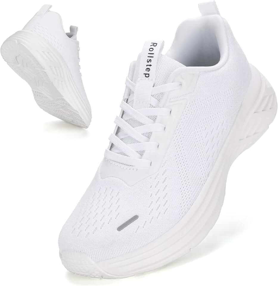 Wide Toe Box Shoes Women Sneakers Extra Wide Width Arch Support Non-Slip Tennis Athletic Ultralight Running Shoes for Women Walking Diabetic Plantar Fasciitis Footwear 6-12