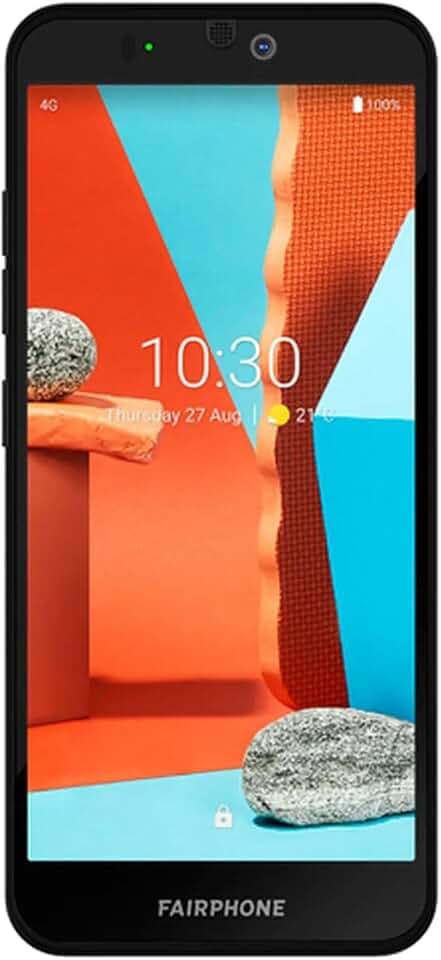 Fairphone 3, modulares Design mit sozialer Verantwortung, 12MP/8MP Kameras, Dual SIM 64GB, austauschbare Batterie, Android 10, 5.7 Zoll HD+ Display Gorilla Glass
