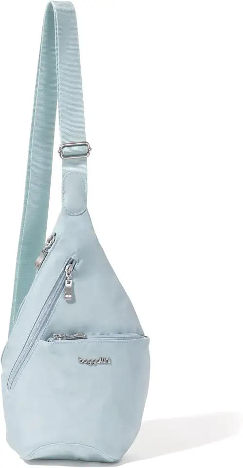 Baggallini Mini Sling - 12x7 Sling Crossbody Bag Backpack with Adjustable Shoulder Strap
